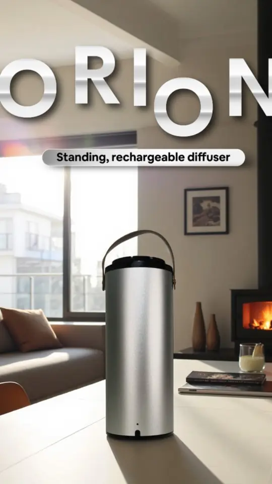 Difusor recargable Orion en un living