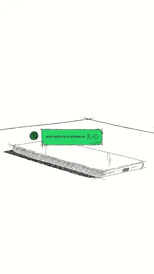 Celular en línea 3D con mensajes animados